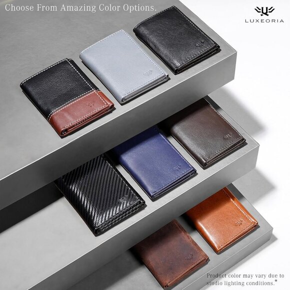Leather Wallet for Men, Handcrafted Genuine Leather Travel Wallet, Minimalist Me - Picture 6 of 7